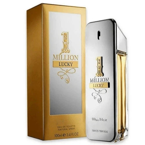 Paco Rabanne 1 Million Lucky, 1 Million Lucky 100ml, 1 Million Lucky 3.4 oz, Paco Rabanne men's perfume, One Million Lucky EDT, 1 Million Lucky Eau de Toilette, men's designer fragrance