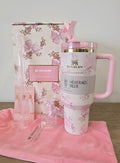 The Stanley X Love Shack Fancy Holiday Quencher Cup 40 OZ - Rosa Beaux Pink NWB