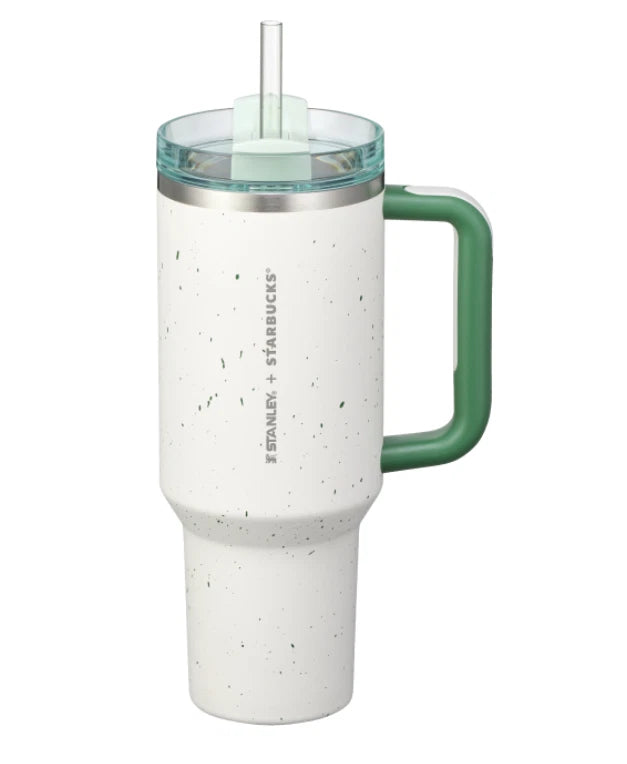 Starbucks Korea x Stanley Green Pebble 40oz Quencher H2.0 FlowState™ Tumbler