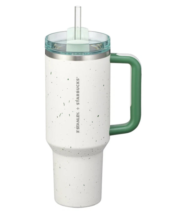 Starbucks Korea x Stanley Green Pebble 40oz Quencher H2.0 FlowState™ Tumbler