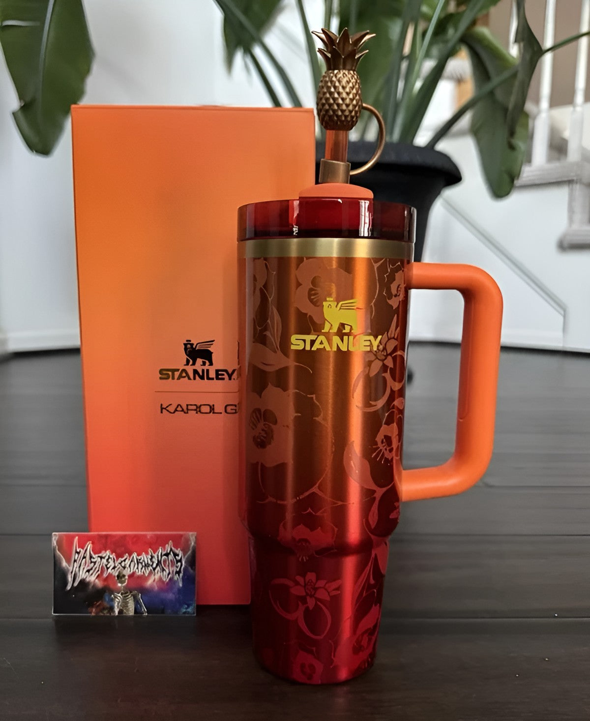 The Stanley 1913 x Karol G 30oz H2.0 Flowstate Quencher Tumbler NEW IN HAND